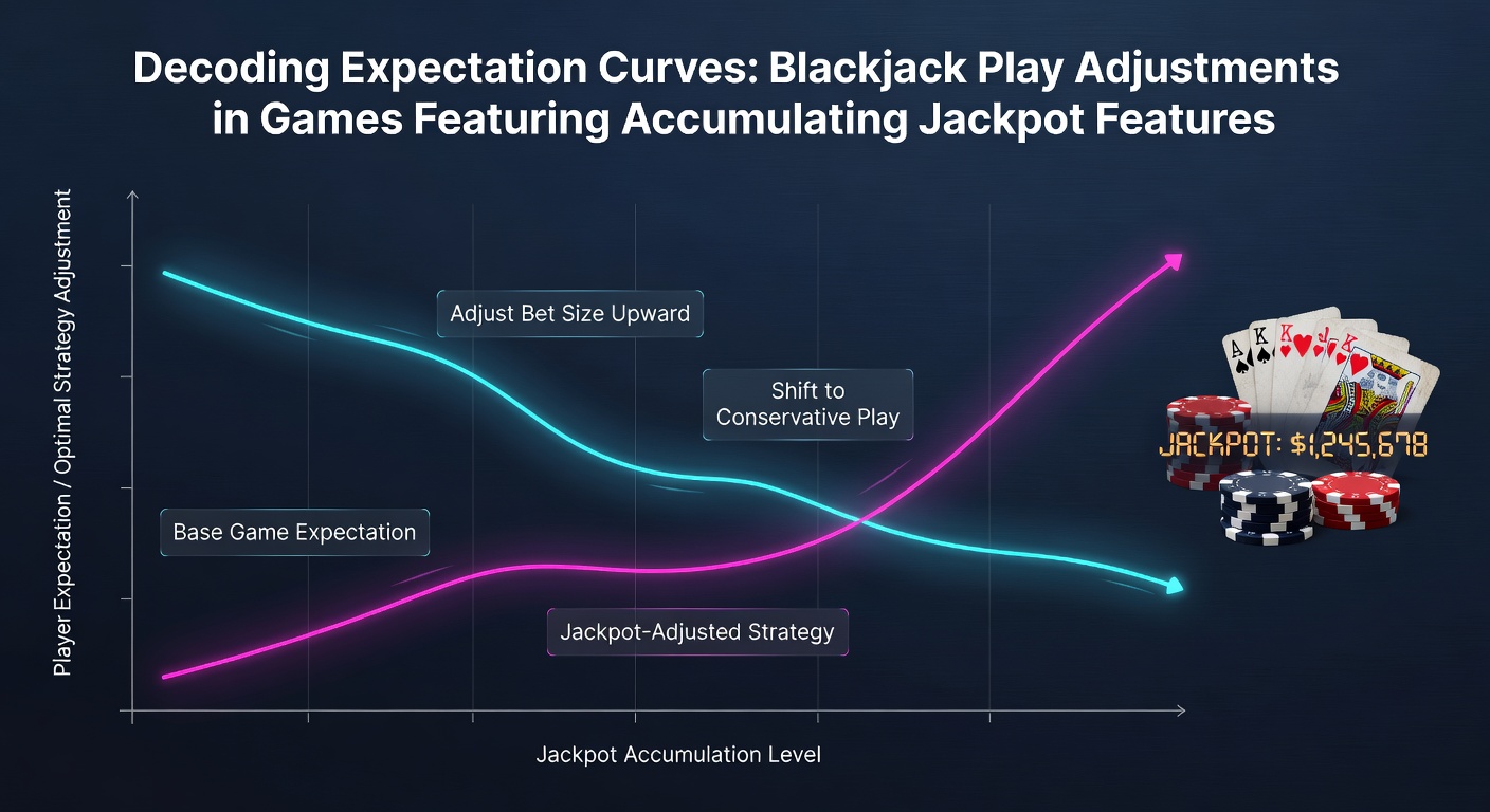 Darstellung von Erwartungskurven in Blackjack-Spielen mit progressiven Jackpots