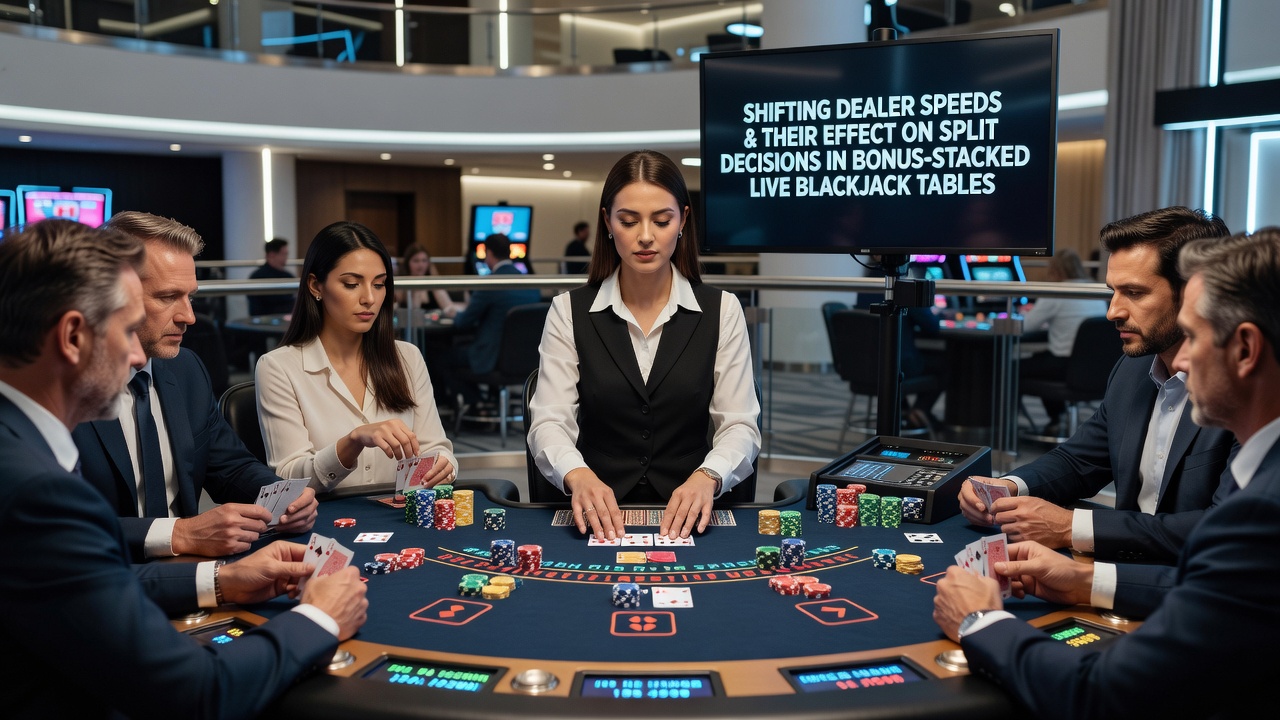 Analyse von Split-Entscheidungen unter variierenden Dealer-Geschwindigkeiten