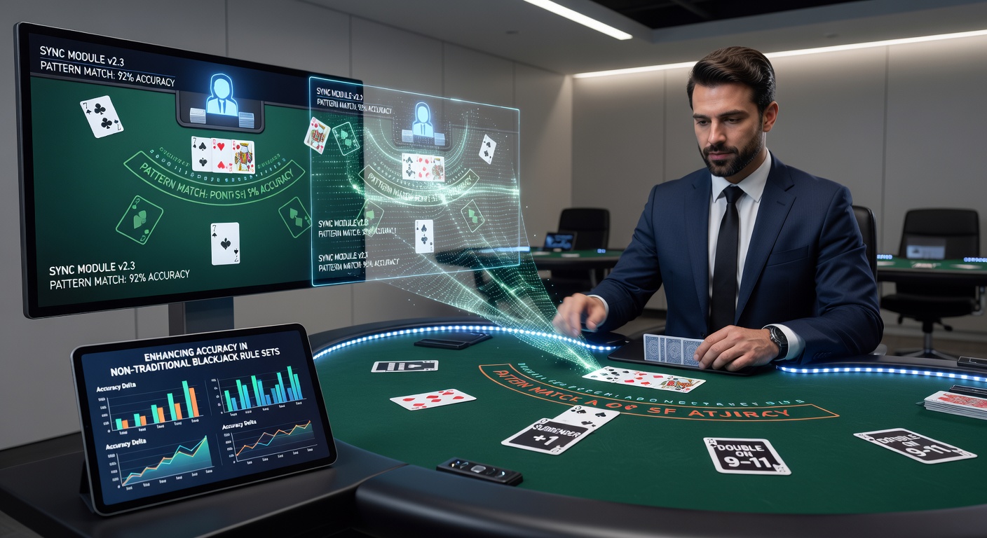 Virtuelle Trainingsmodule synchronisieren sich mit realen Dealer-Mustern in Blackjack-Simulationen