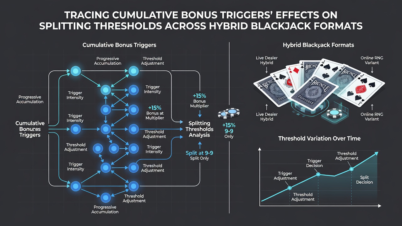 Analyse der Split-Schwellenwerte bei Bonus-Triggern in hybriden Blackjack-Spielen
